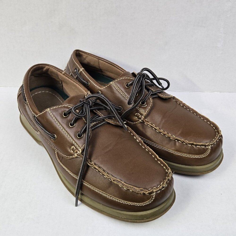 Mountain Creek Mellow Tan Brown Loafer Boatshoe Mens 9.5
